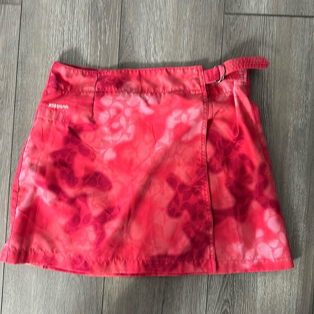Rossignol wrap around skirt size M fun pattern